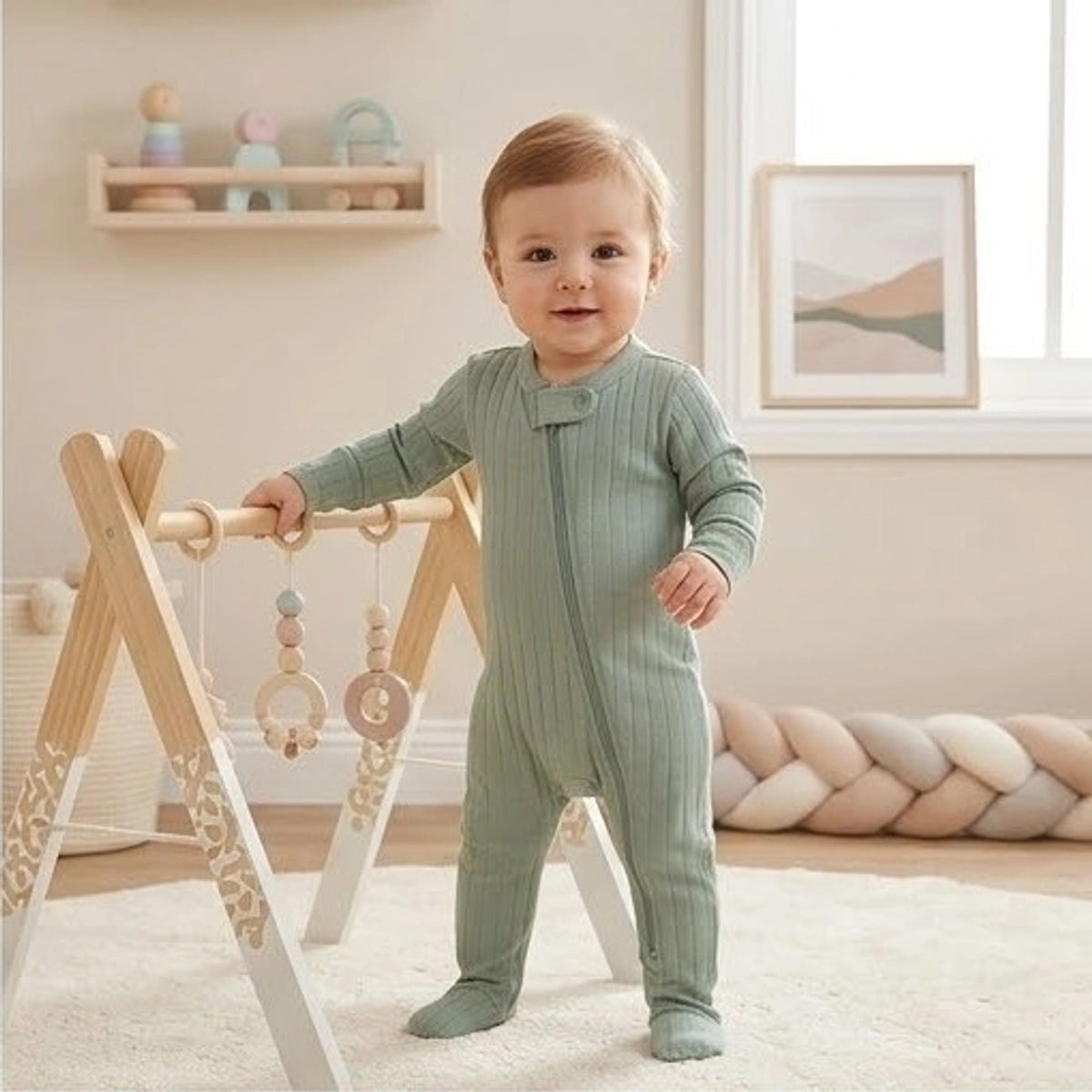 Baby Organic Cotton Romper for Babies-001