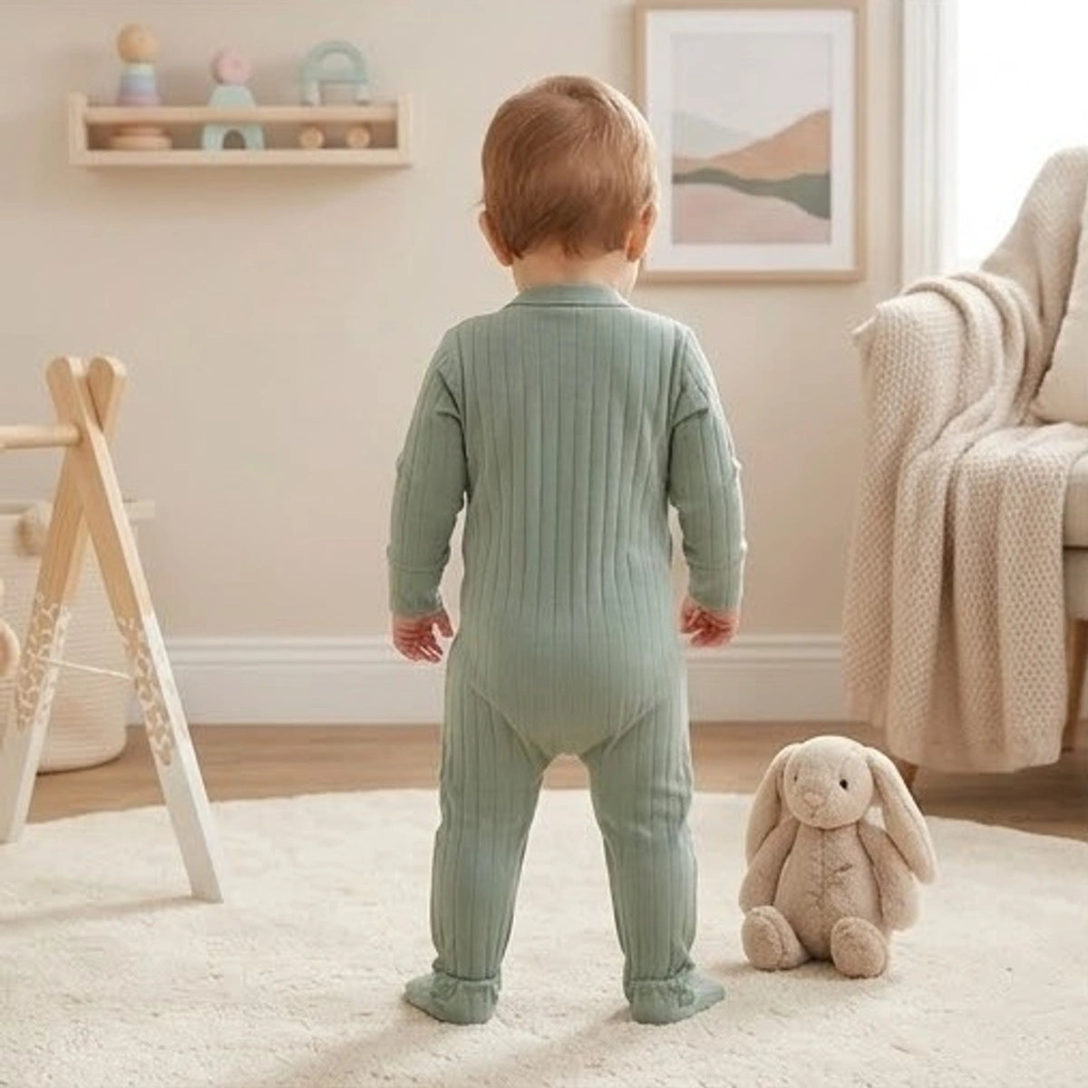 Baby Organic Cotton Romper for Babies-001