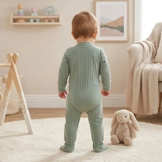 Baby Organic Cotton Romper for Babies-001