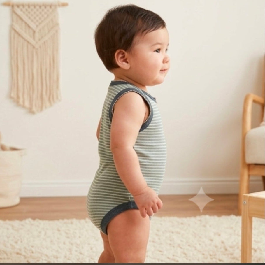 Organic Cotton Surplus Baby Onesie-ON004