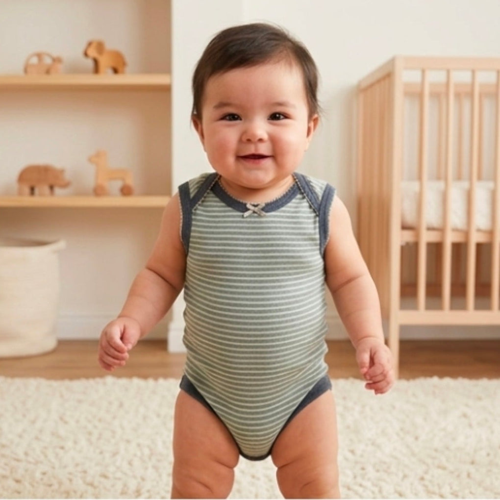 Organic Cotton Surplus Baby Onesie-ON004