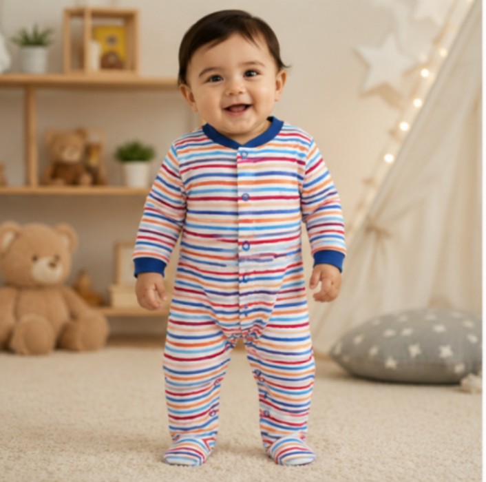Baby Organic Cotton Romper for Babies-RO-042