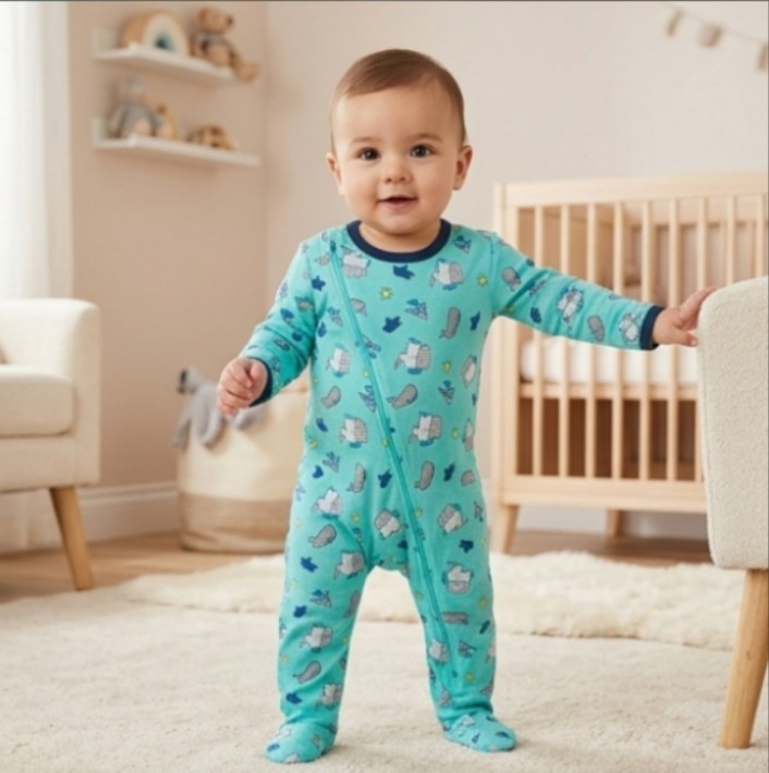Baby Organic Cotton Romper for Babies-RO-057