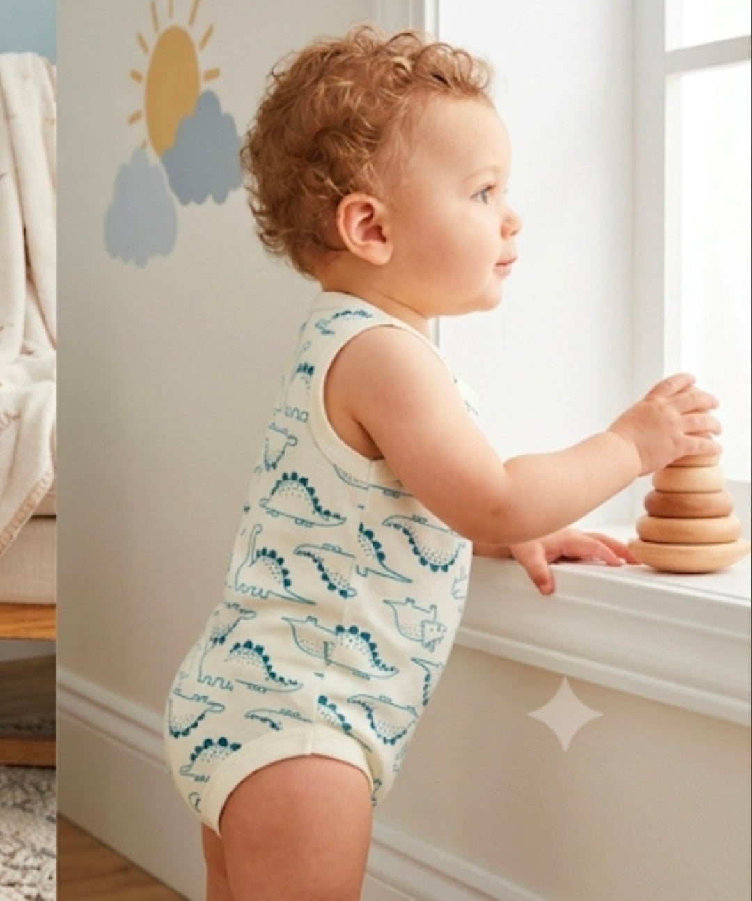 Organic Cotton Surplus Baby Onesie-ON002